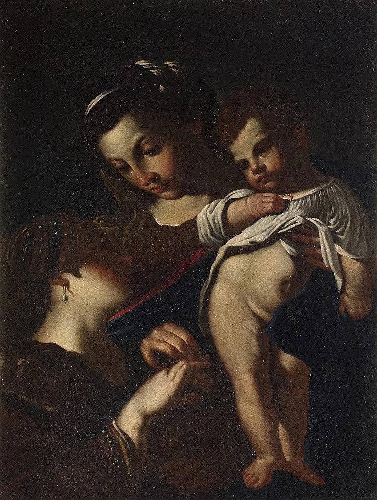 Il giovane - Matrimonio mistico di santa Caterina